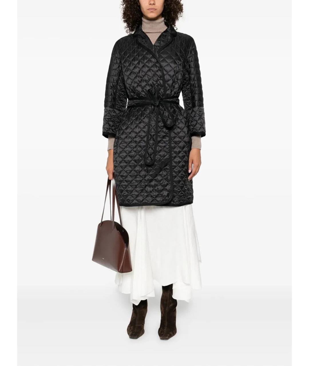 'S MAX MARA Черная полиэстеровая куртка, фото 2