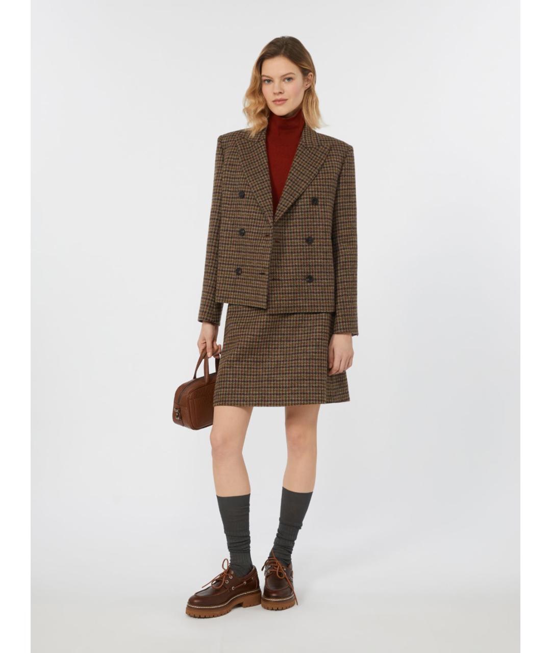 WEEKEND MAX MARA Красная шелковая водолазка, фото 2