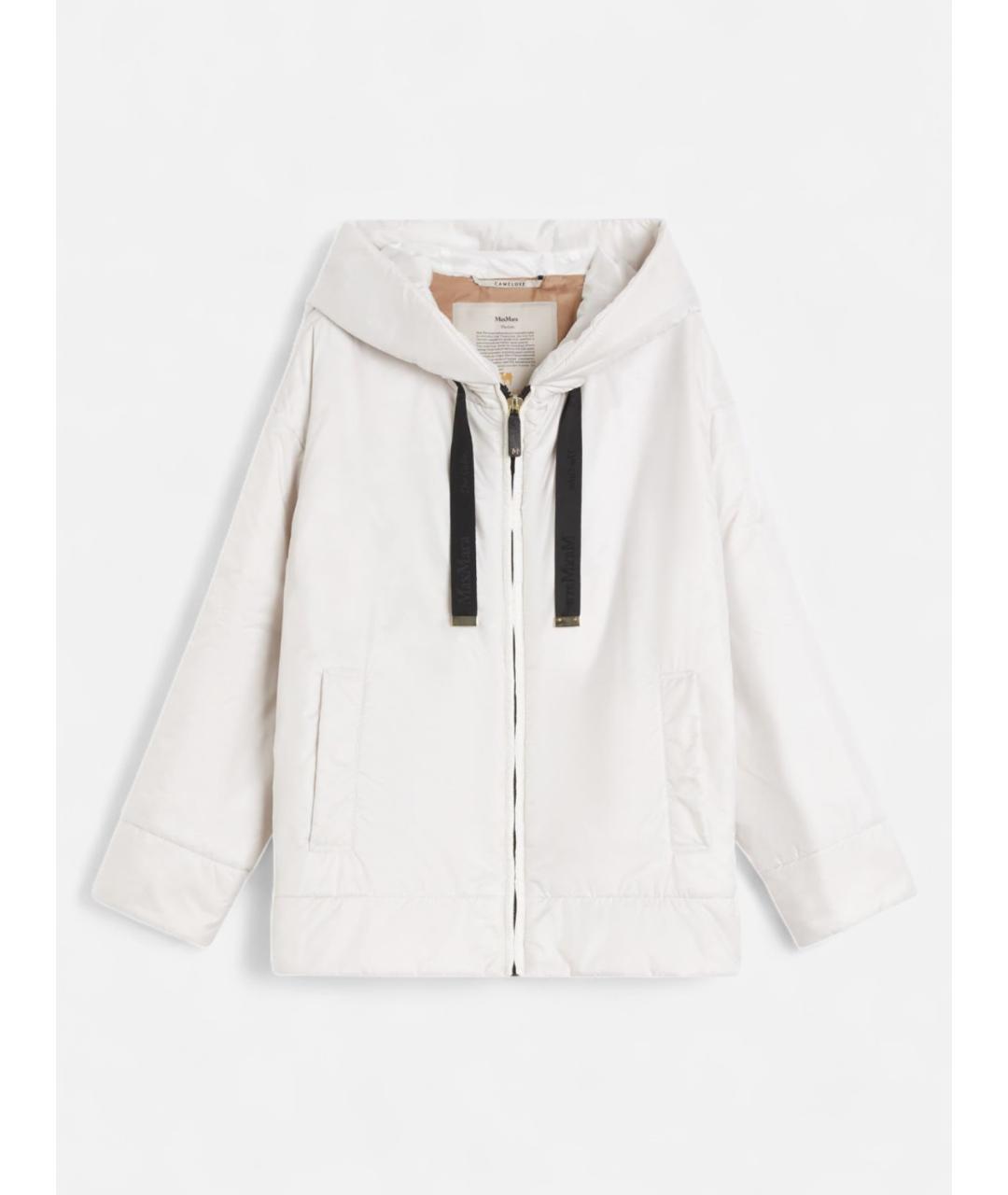 'S MAX MARA Белая полиэстеровая куртка, фото 6