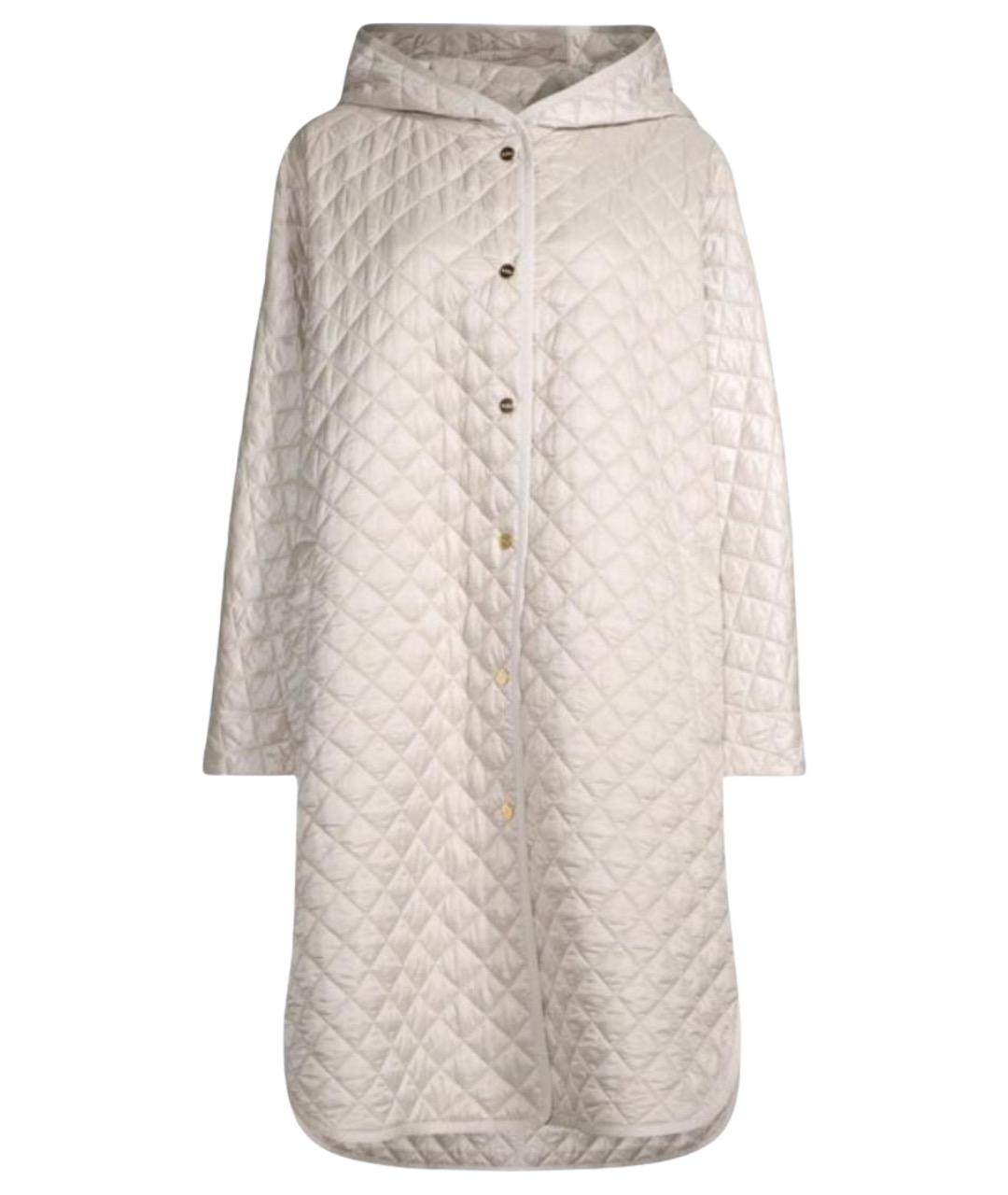 'S MAX MARA Белая полиэстеровая парка, фото 1