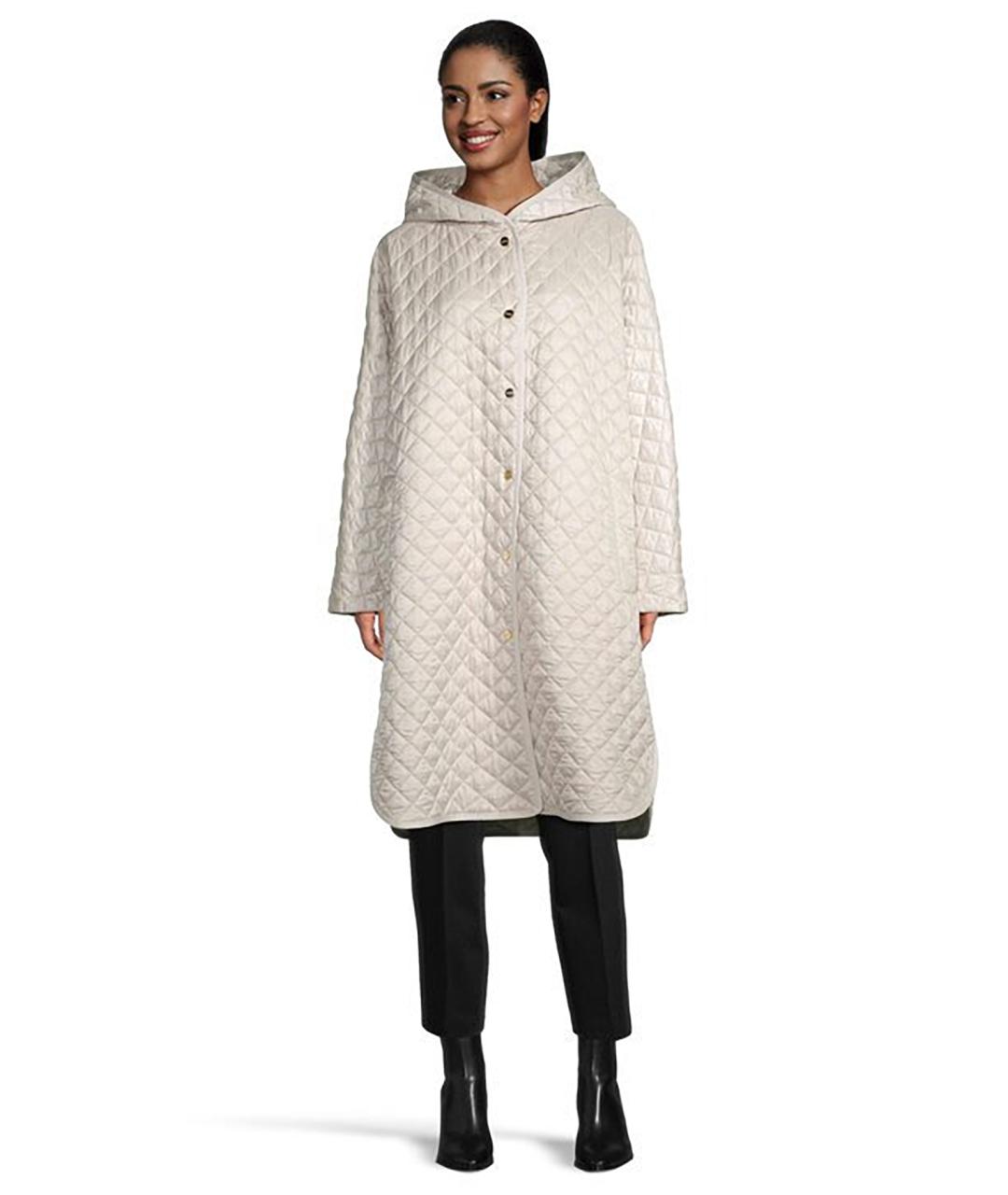 'S MAX MARA Белая полиэстеровая парка, фото 2