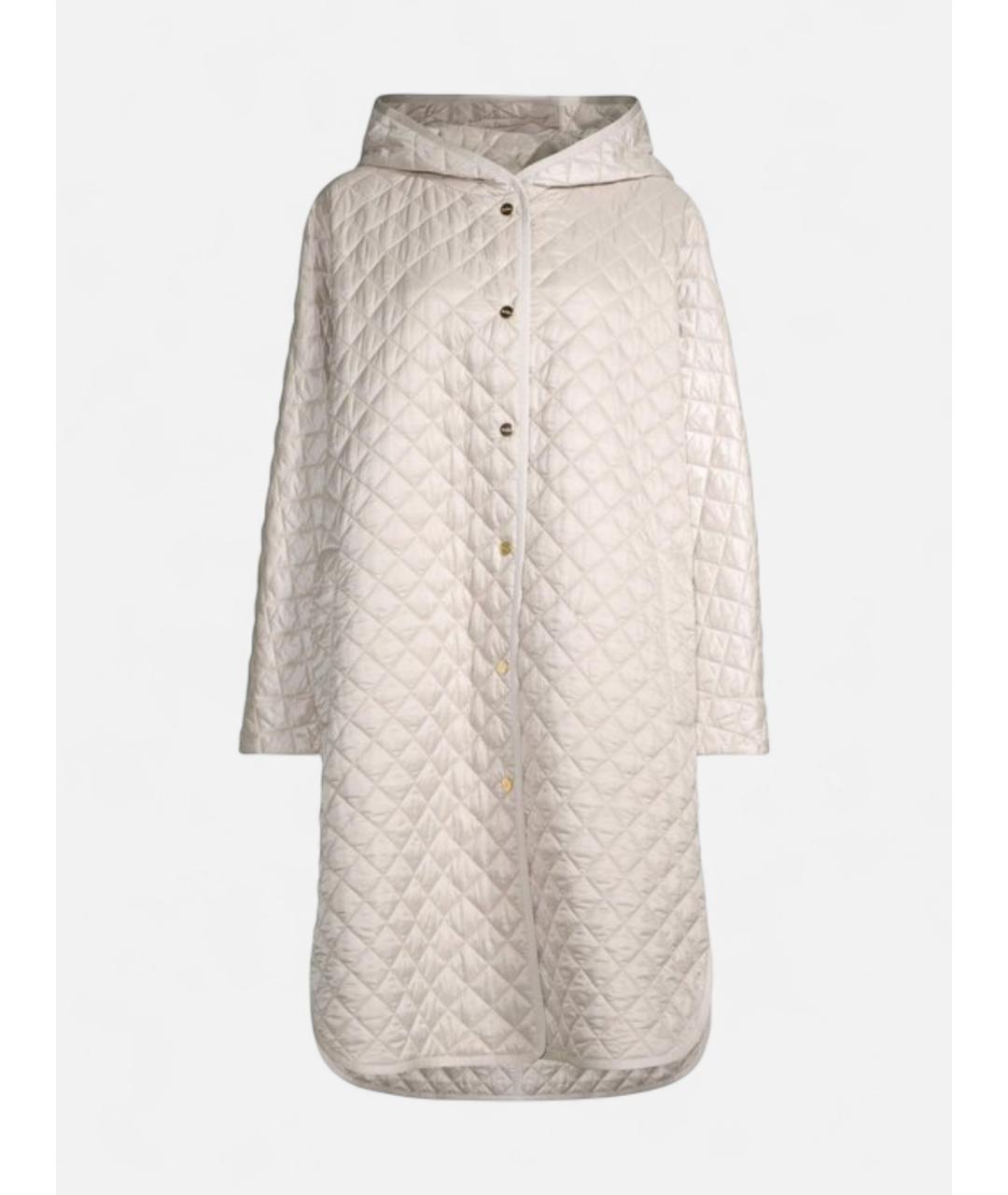 'S MAX MARA Белая полиэстеровая парка, фото 6
