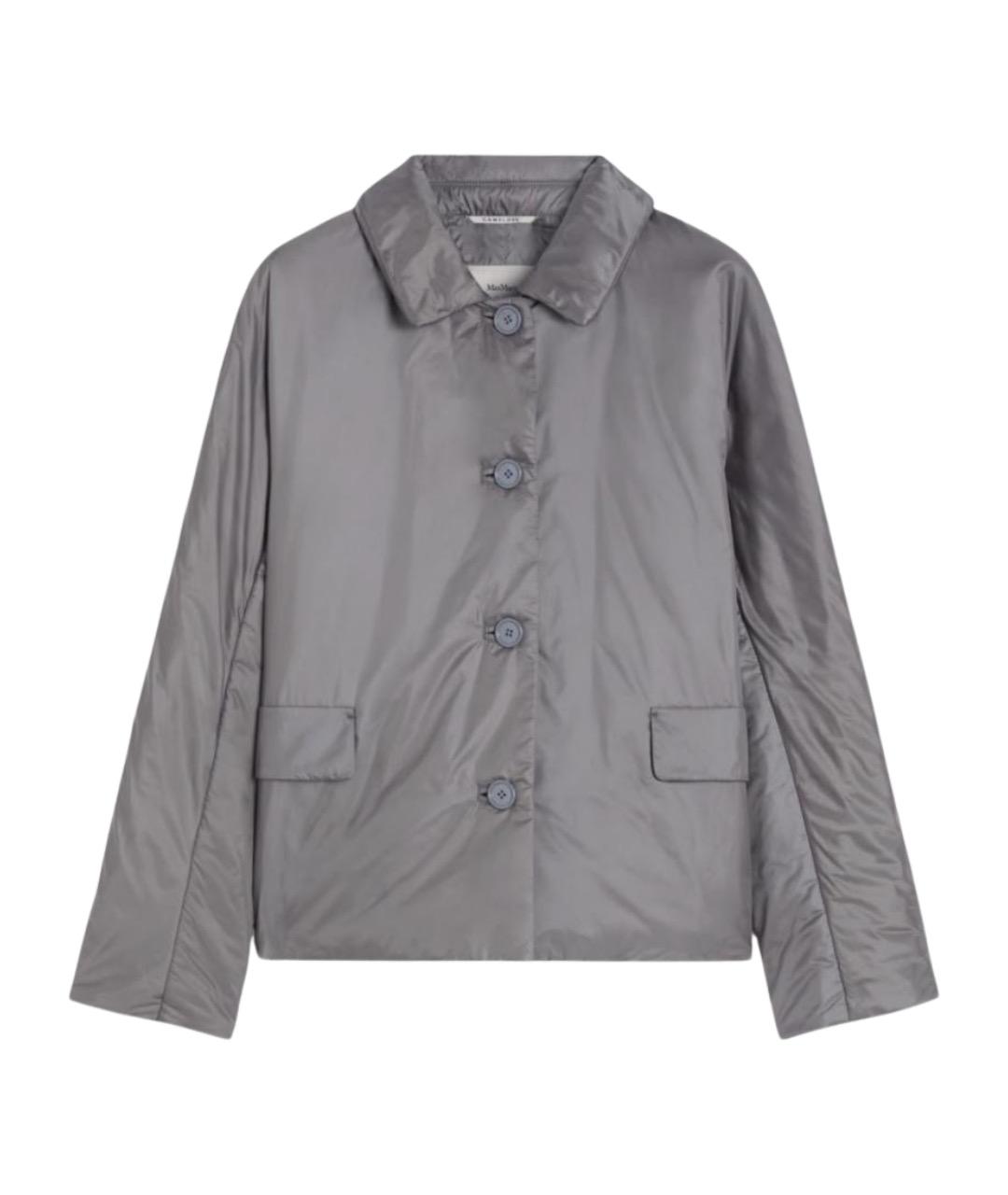 'S MAX MARA Серая полиэстеровая куртка, фото 1