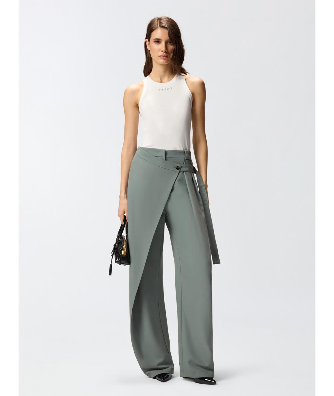 PINKO Вискозные брюки широкие, фото 2