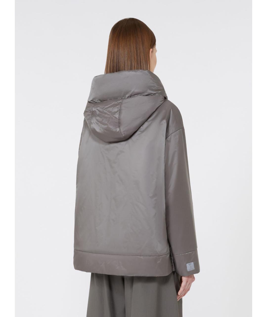 'S MAX MARA Серая полиэстеровая куртка, фото 3