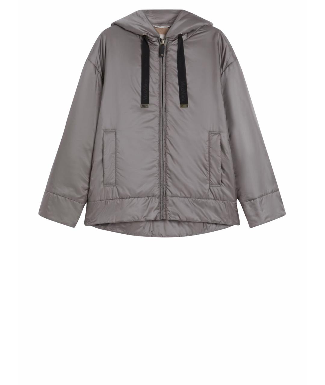 'S MAX MARA Серая полиэстеровая куртка, фото 1