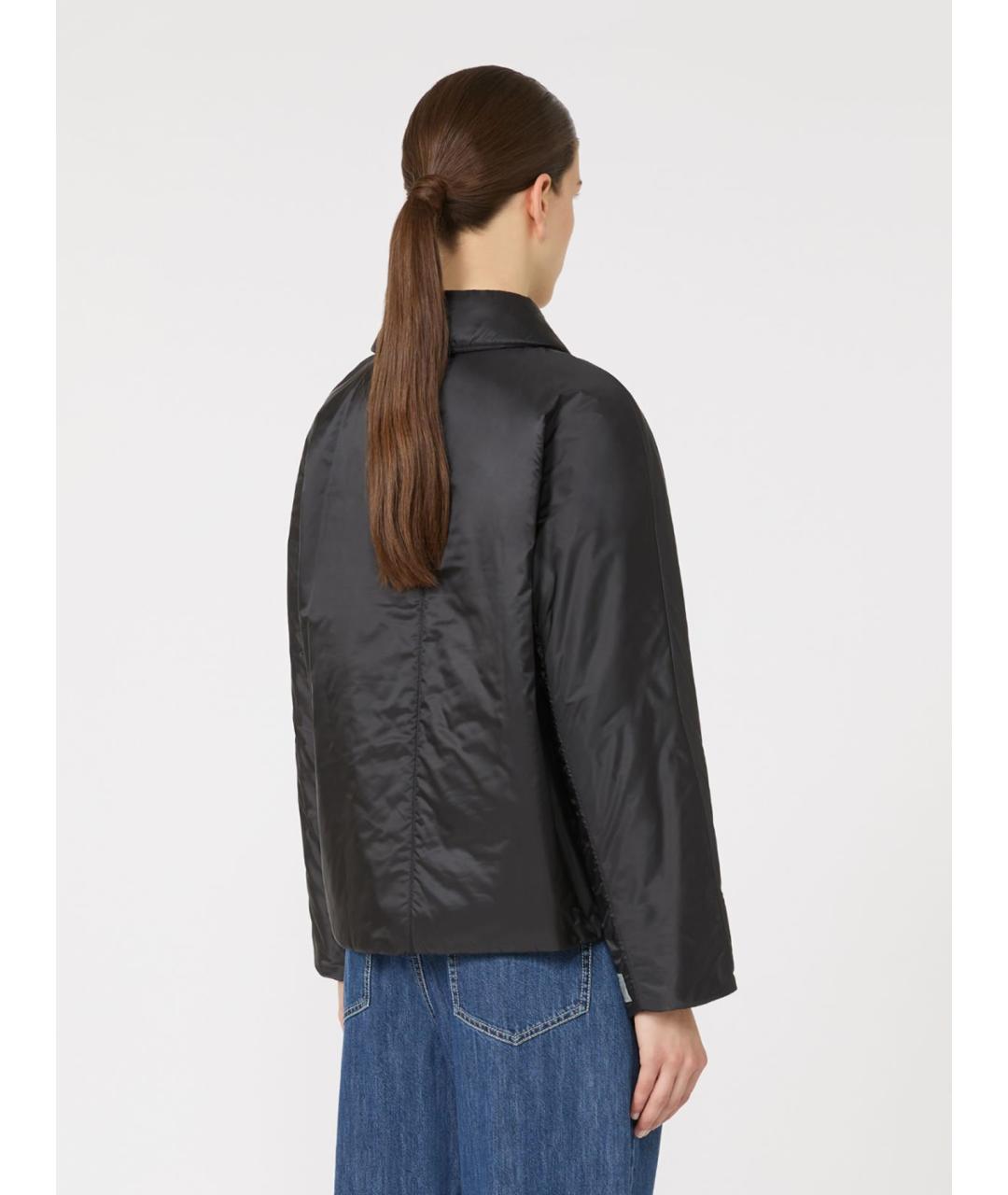 'S MAX MARA Черная полиэстеровая куртка, фото 3