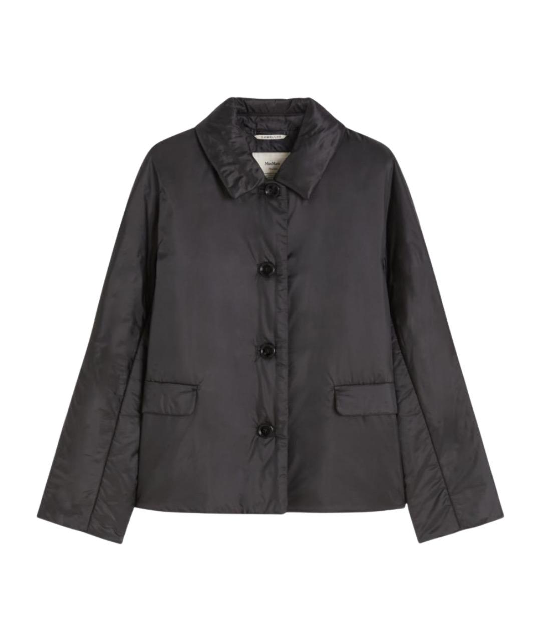 'S MAX MARA Черная полиэстеровая куртка, фото 1