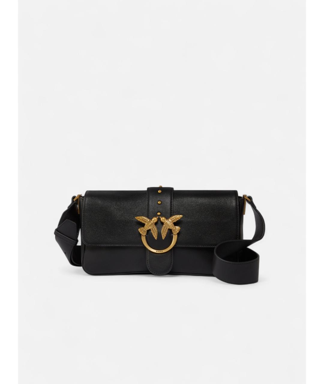 PINKO Черная замшевая сумка через плечо, фото 7