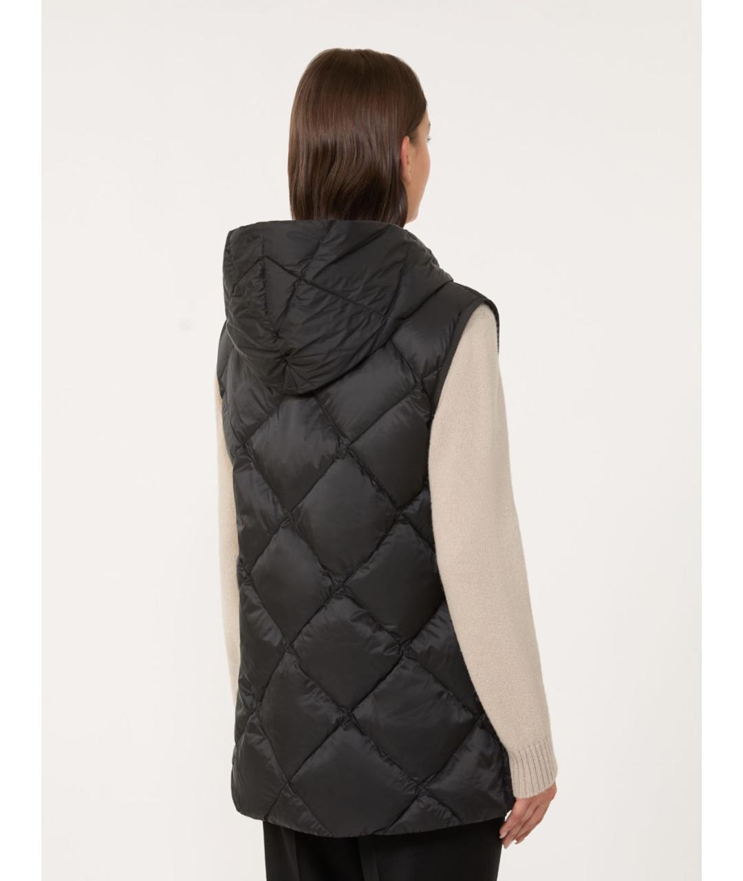 WEEKEND MAX MARA Черный полиэстеровый жилет, фото 3