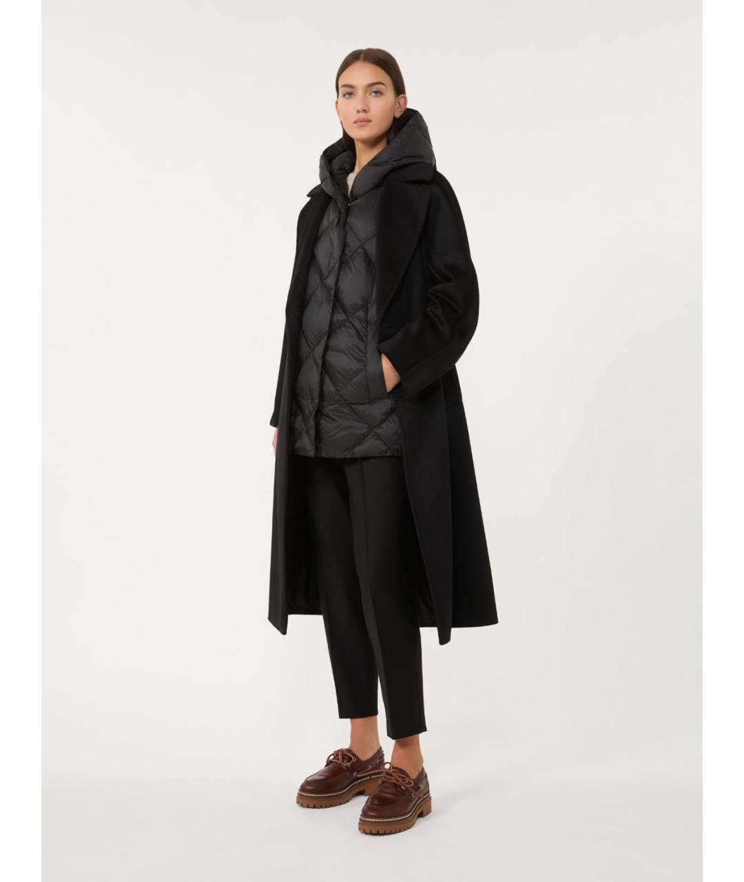 WEEKEND MAX MARA Черный полиэстеровый жилет, фото 4