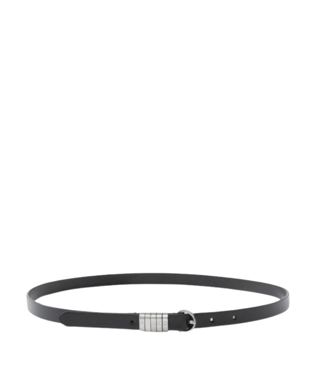 PINKO Черный кожаный ремень, фото 1