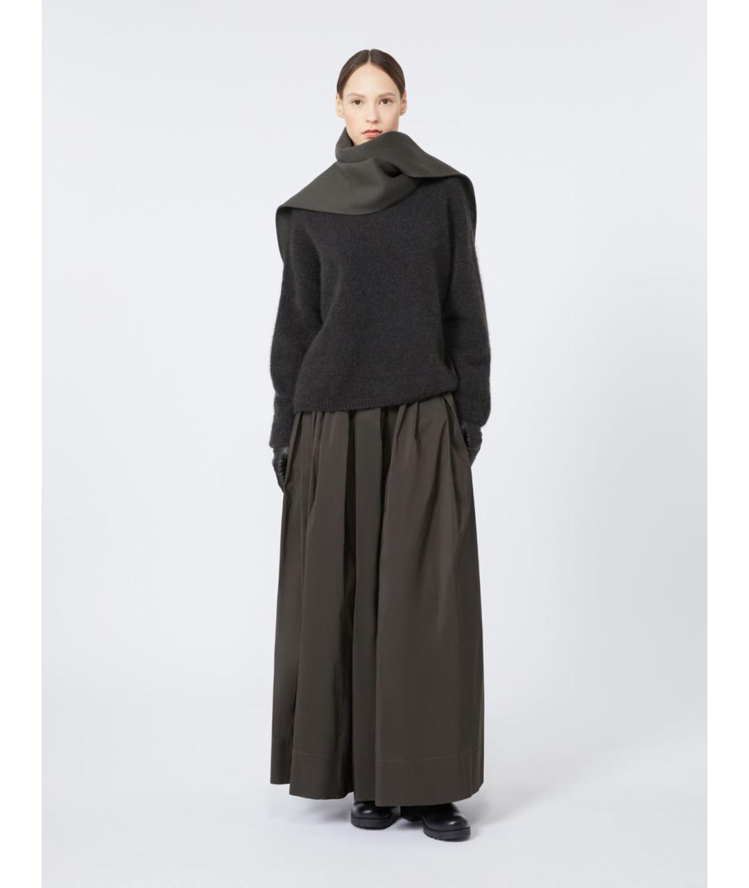 'S MAX MARA Антрацитовый шерстяной джемпер / свитер, фото 2