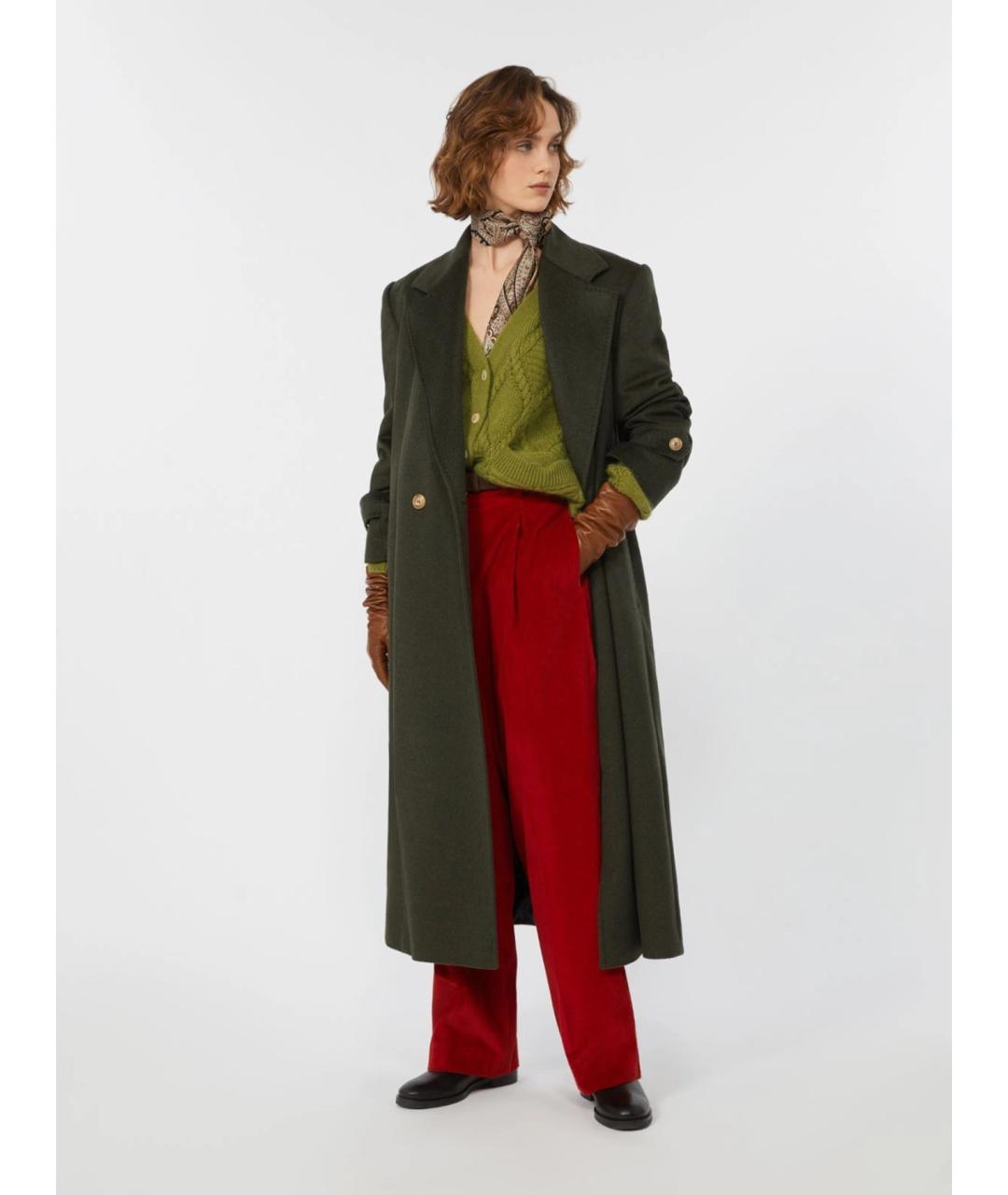 WEEKEND MAX MARA Мульти шерстяное пальто, фото 3