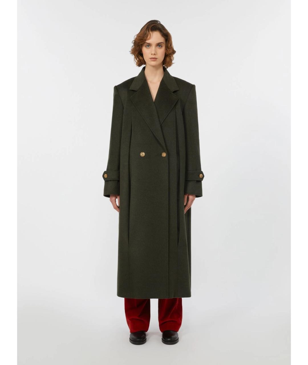 WEEKEND MAX MARA Мульти шерстяное пальто, фото 2