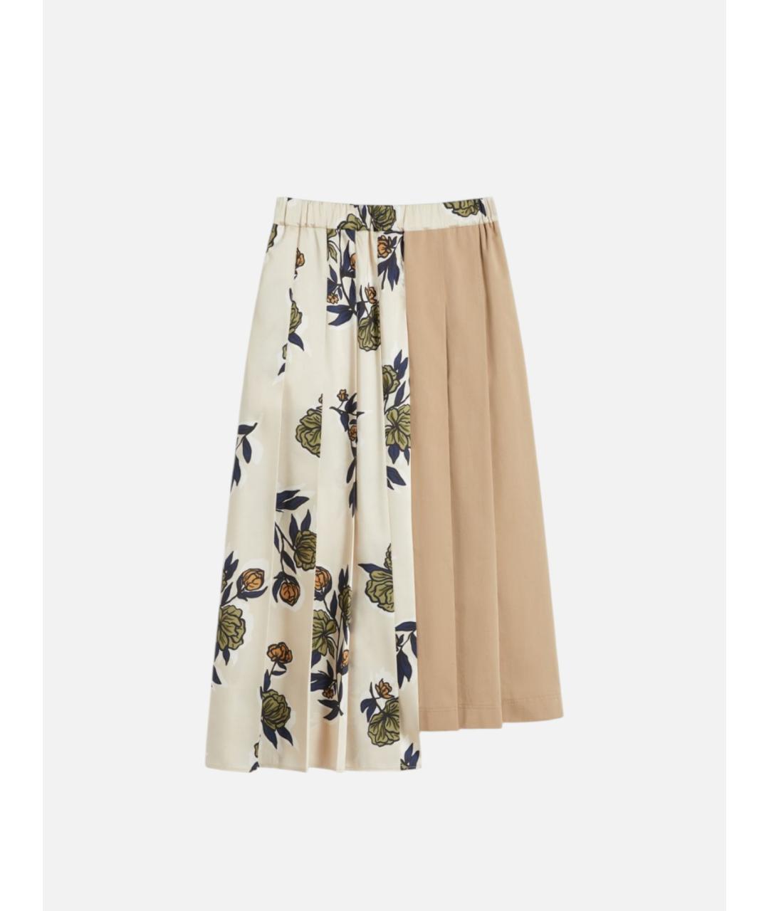 WEEKEND MAX MARA Мульти хлопковая юбка макси, фото 5