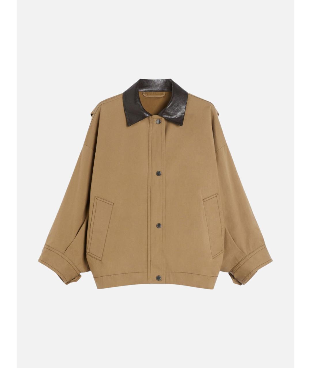 WEEKEND MAX MARA Бежевая хлопковая куртка, фото 6