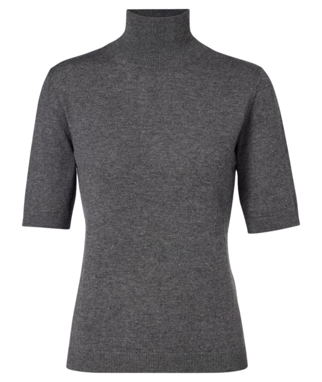 'S MAX MARA Серая шерстяная водолазка, фото 1