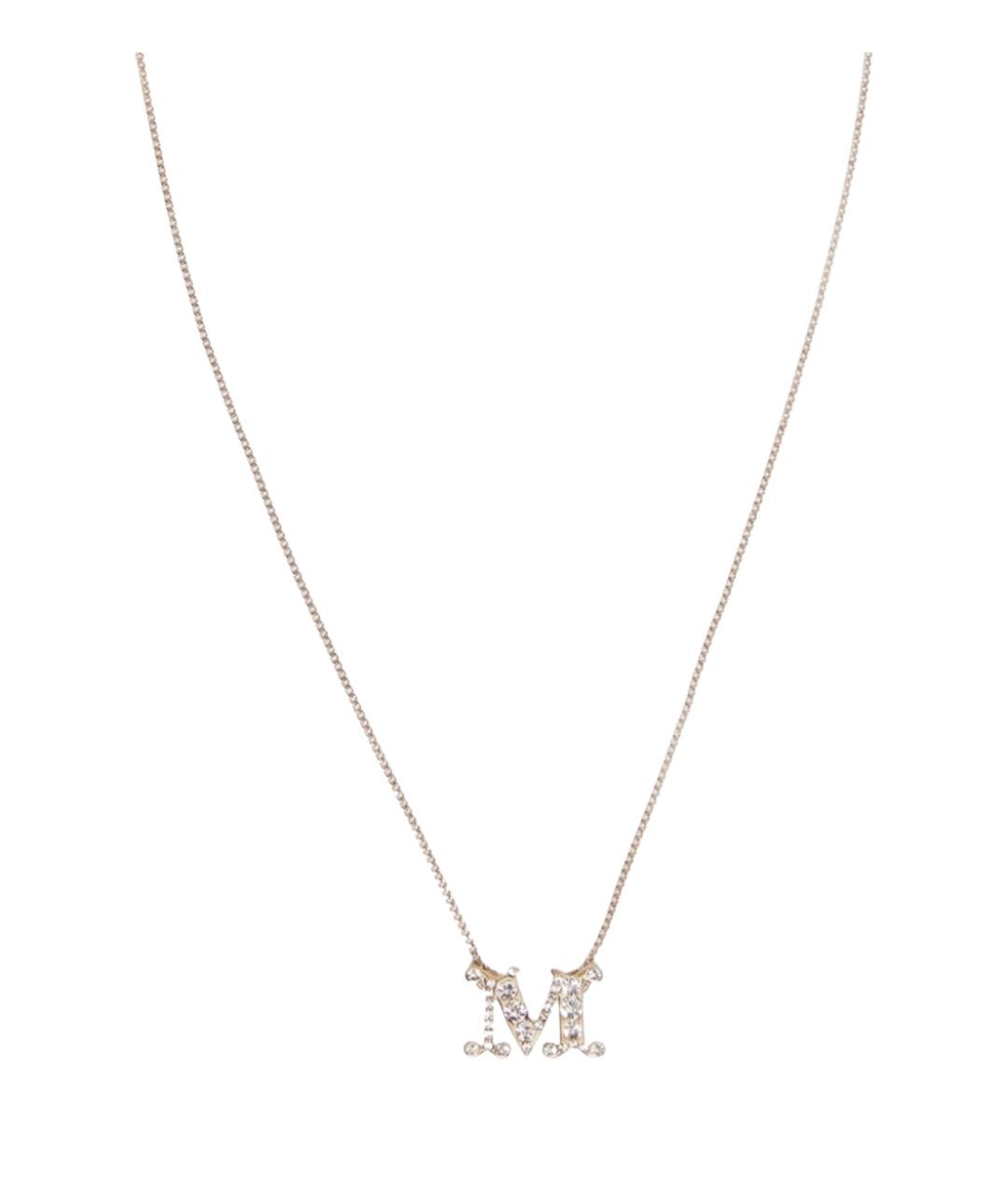 MAX MARA Золотая металлическая подвеска, фото 1
