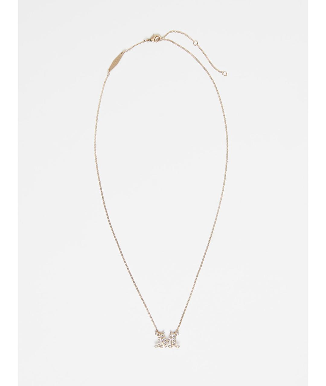 MAX MARA Золотая металлическая подвеска, фото 2