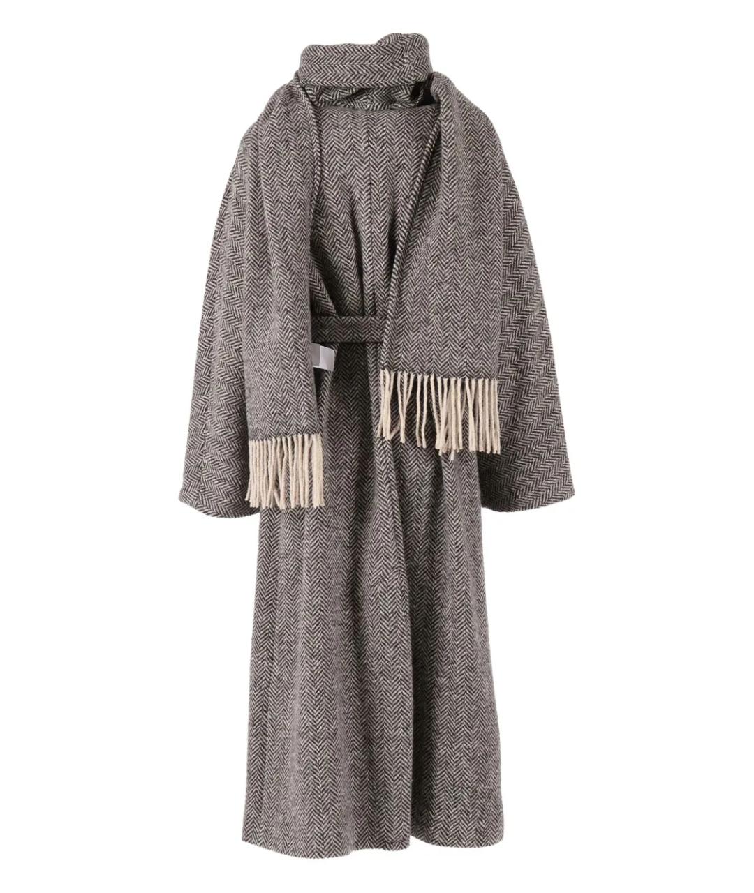 WEEKEND MAX MARA Коричневое шерстяное пальто, фото 1