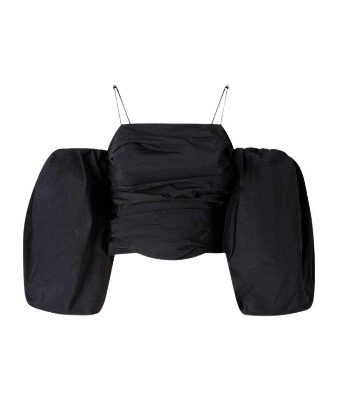 PINKO Черная полиэстеровая блузы, фото 1