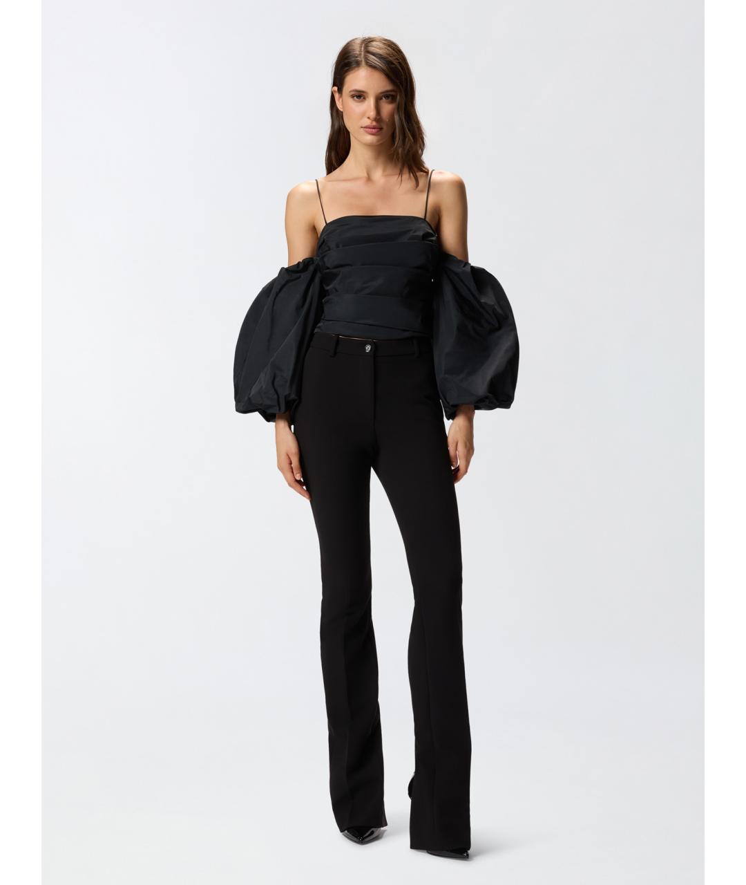 PINKO Черная полиэстеровая блузы, фото 2