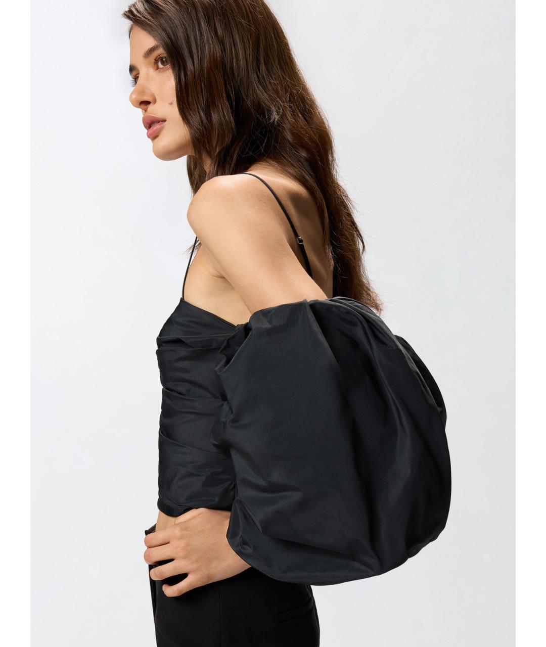 PINKO Черная полиэстеровая блузы, фото 5