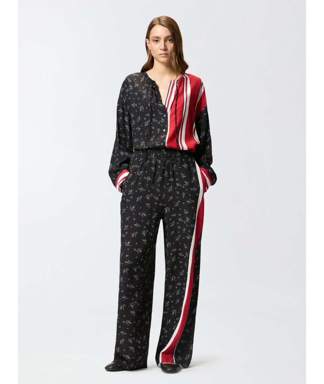 PINKO Мульти вискозные брюки широкие, фото 2