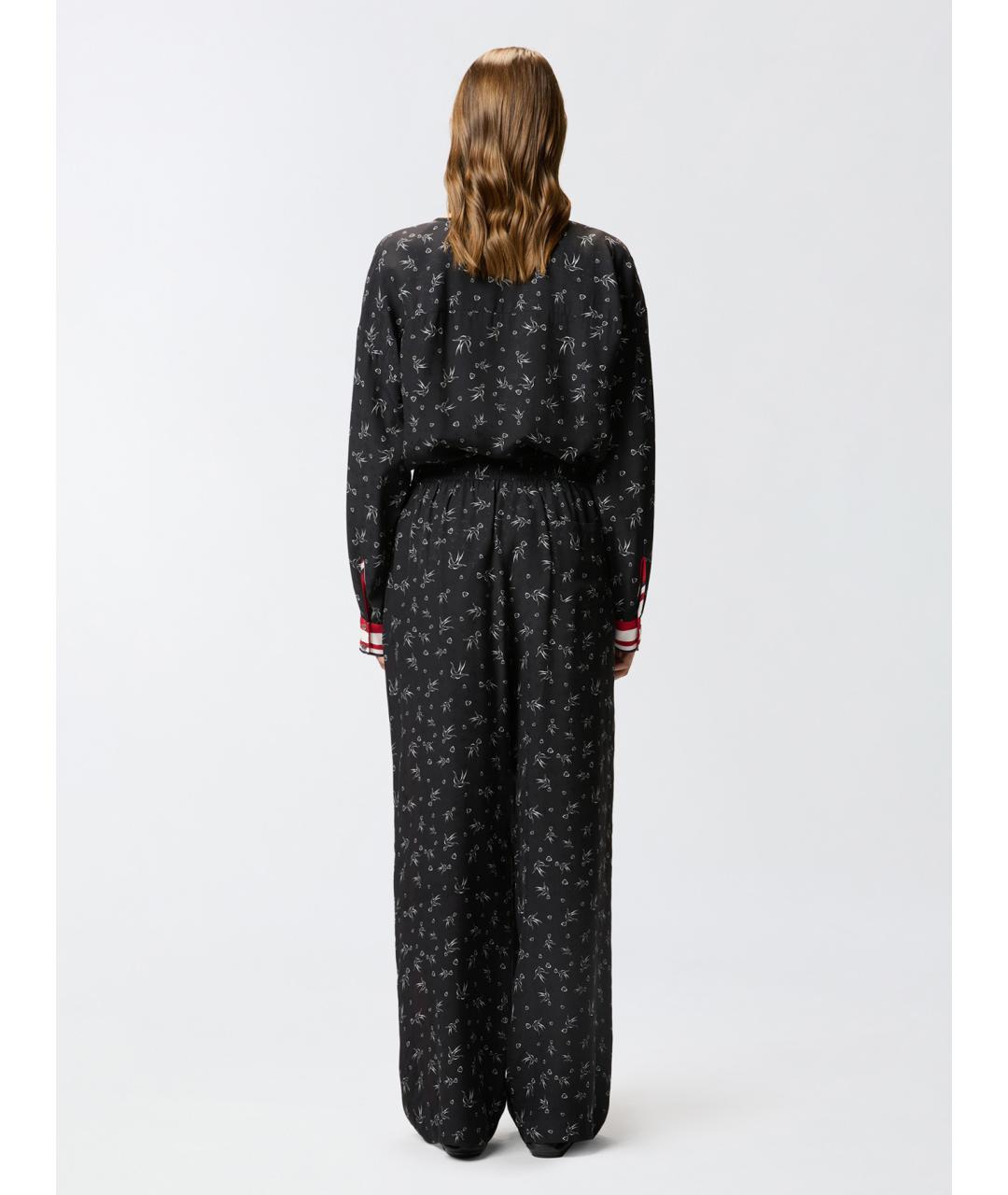 PINKO Мульти вискозные брюки широкие, фото 4