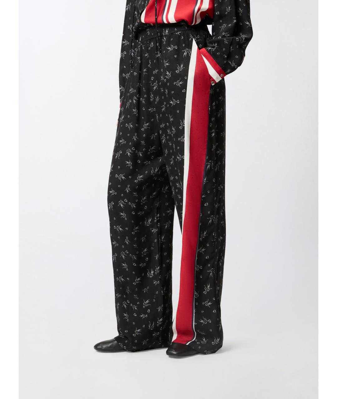 PINKO Мульти вискозные брюки широкие, фото 3