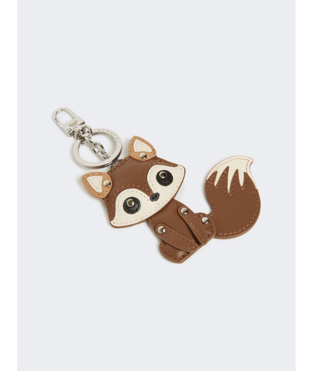 WEEKEND MAX MARA Коричневый брелок, фото 4