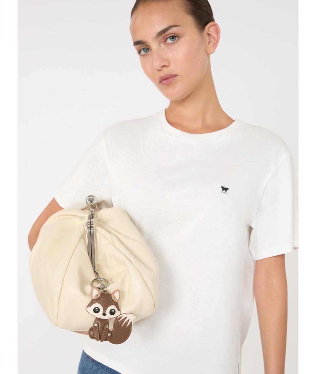 WEEKEND MAX MARA Коричневый брелок, фото 2