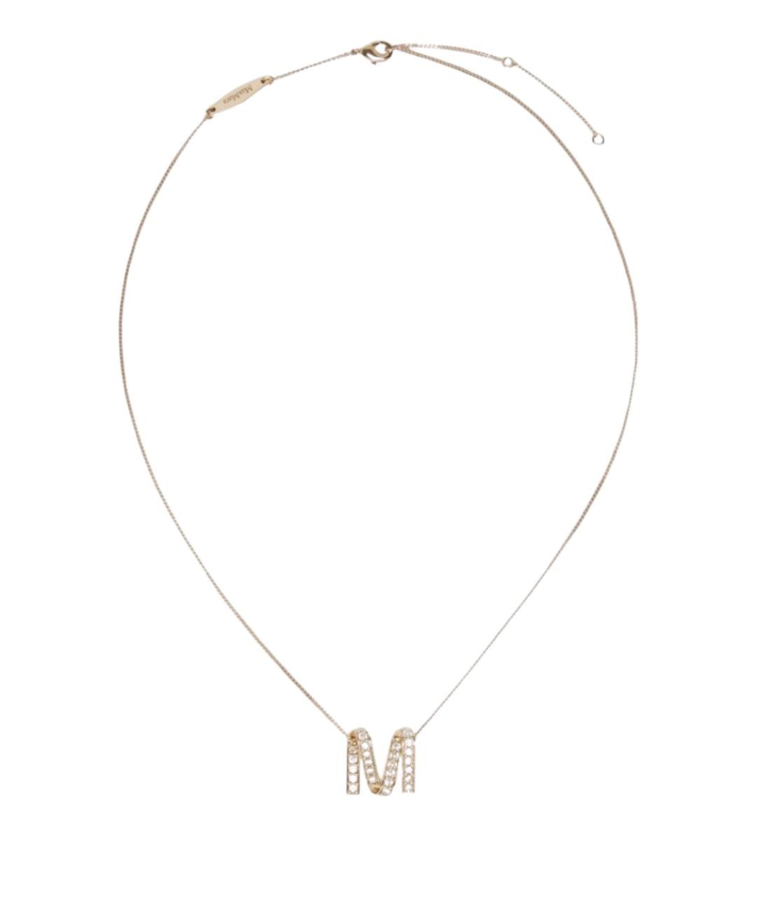 MAX MARA Золотая металлическая подвеска, фото 1