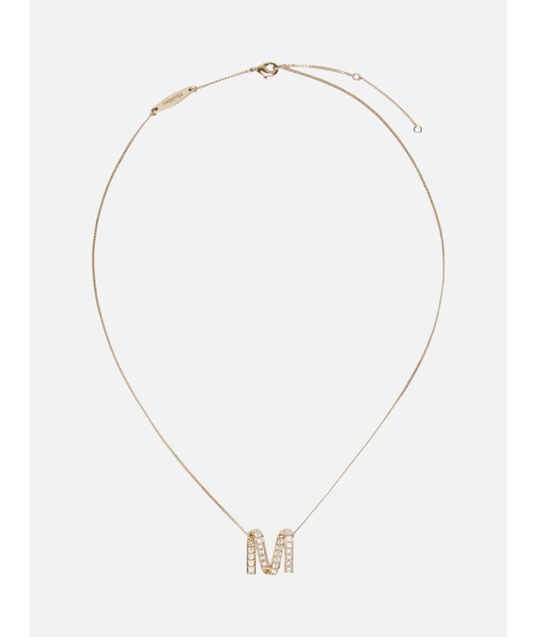 MAX MARA Золотая металлическая подвеска, фото 4