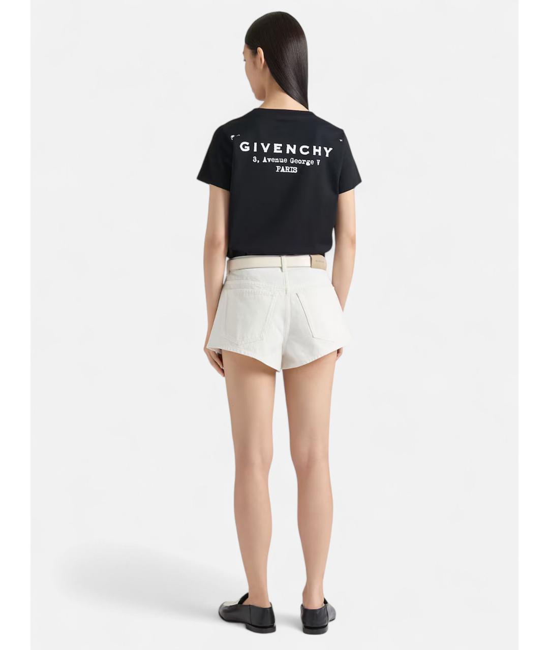 GIVENCHY Черная хлопковая футболка, фото 3
