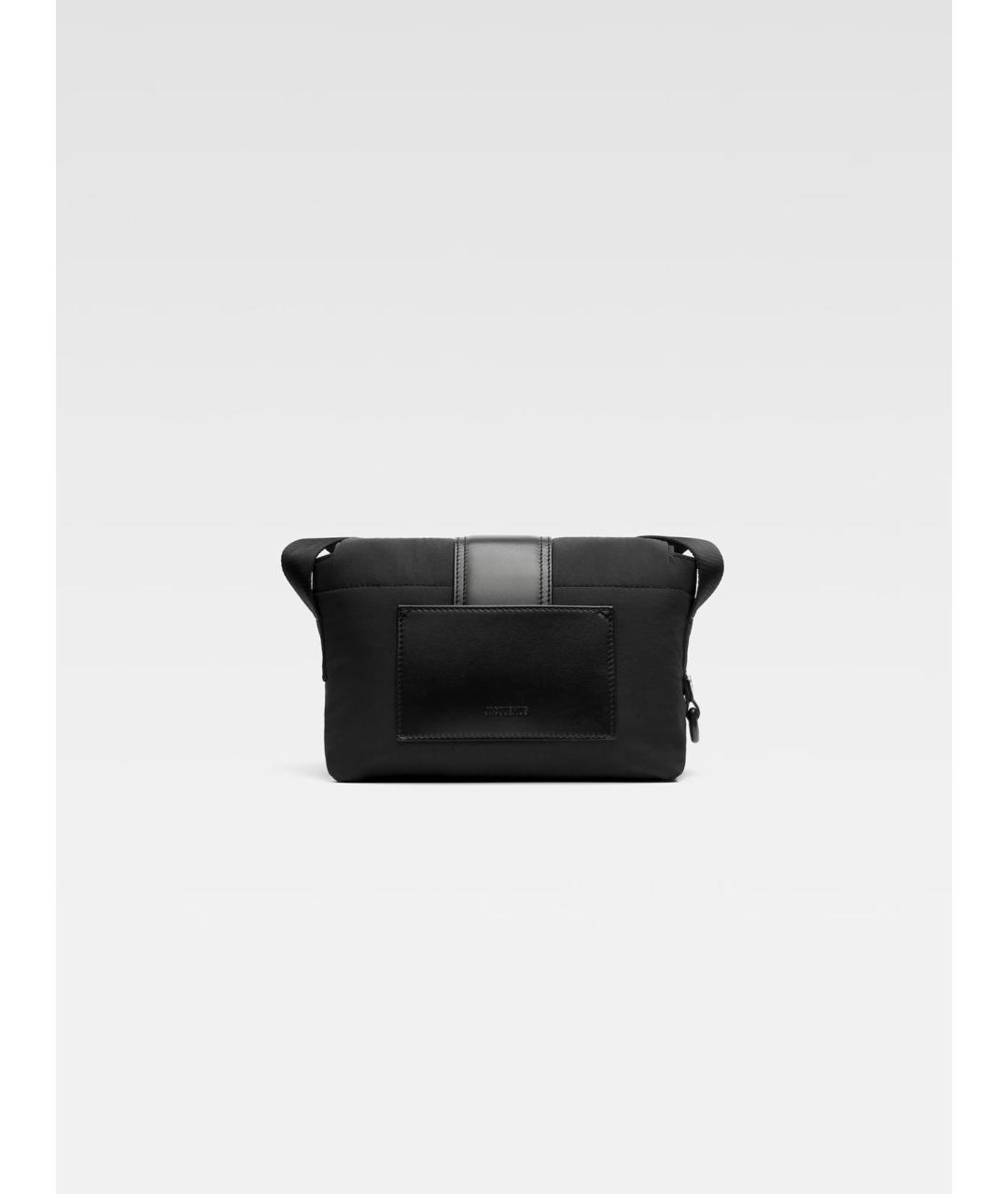 JACQUEMUS Черная синтетическая сумка через плечо, фото 3