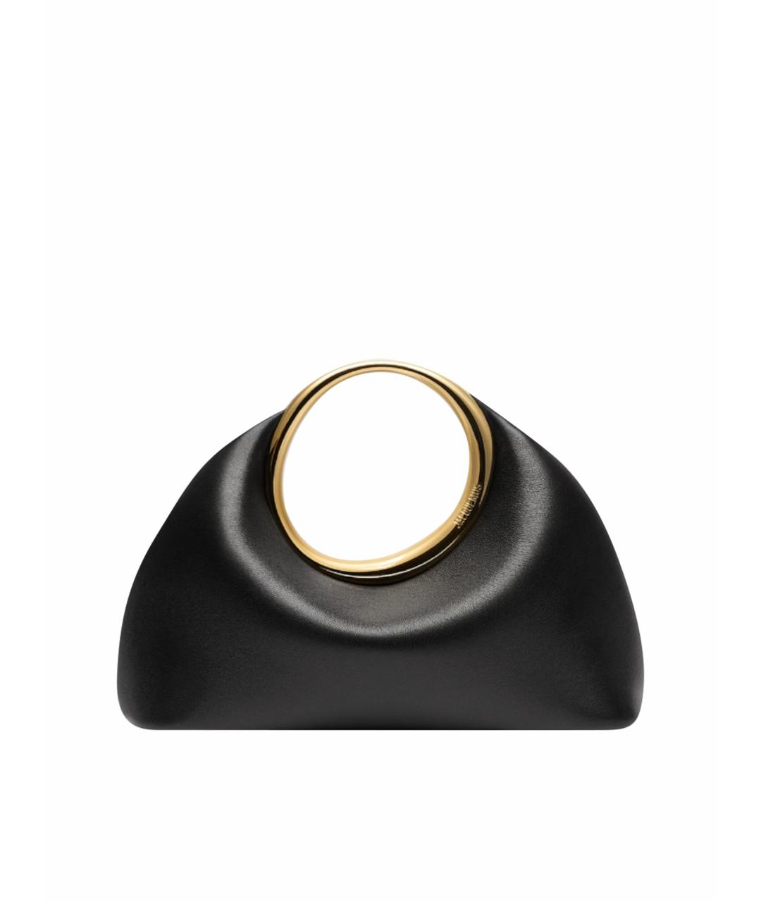 JACQUEMUS Зеленая кожаная сумка с короткими ручками, фото 1