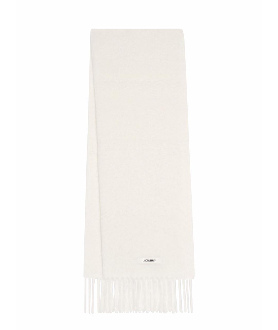 JACQUEMUS Бежевый шерстяной шарф, фото 1