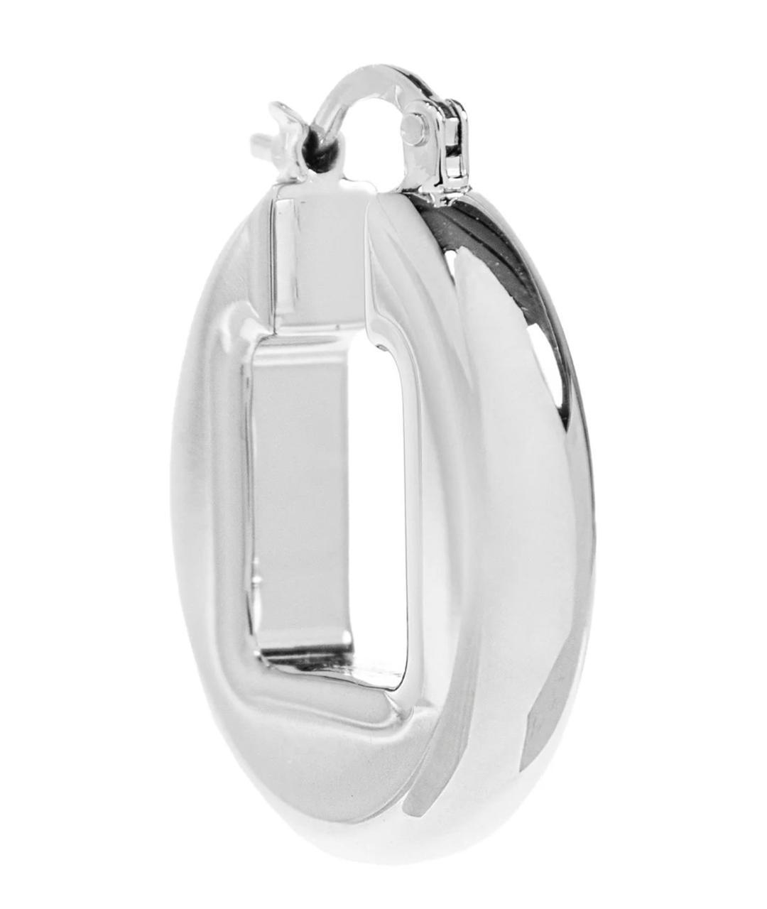 JACQUEMUS Серебряные металлические серьги, фото 5