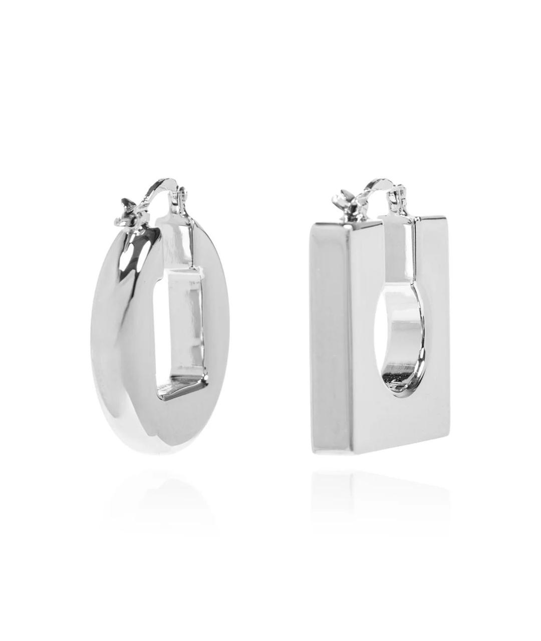 JACQUEMUS Серебряные металлические серьги, фото 4