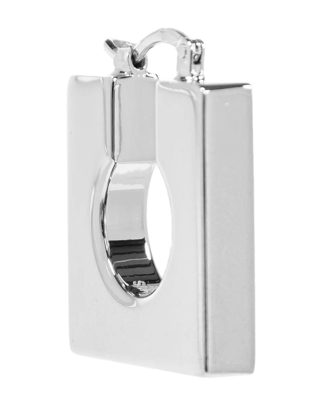 JACQUEMUS Серебряные металлические серьги, фото 6