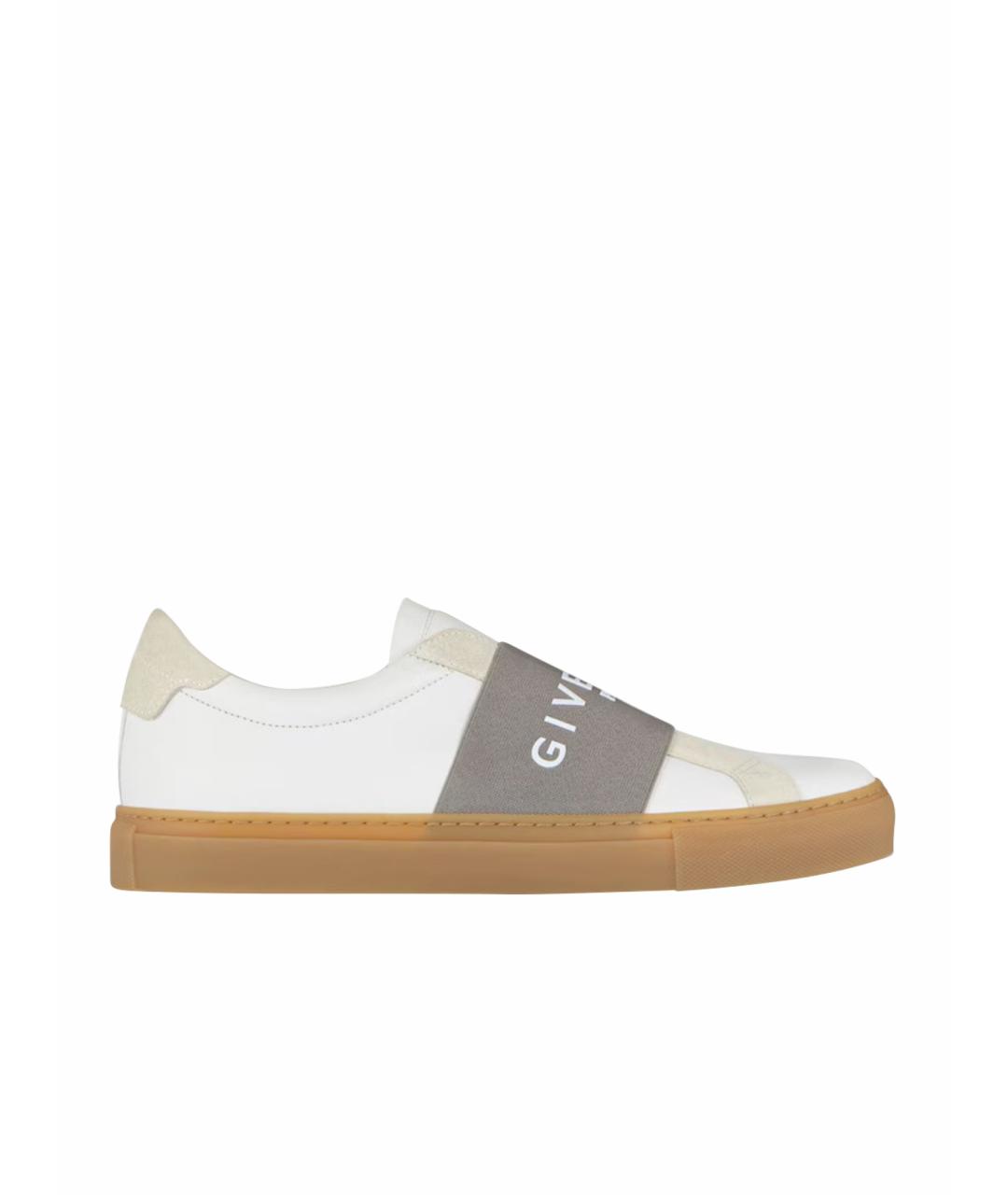 GIVENCHY Белые кожаные кеды, фото 1