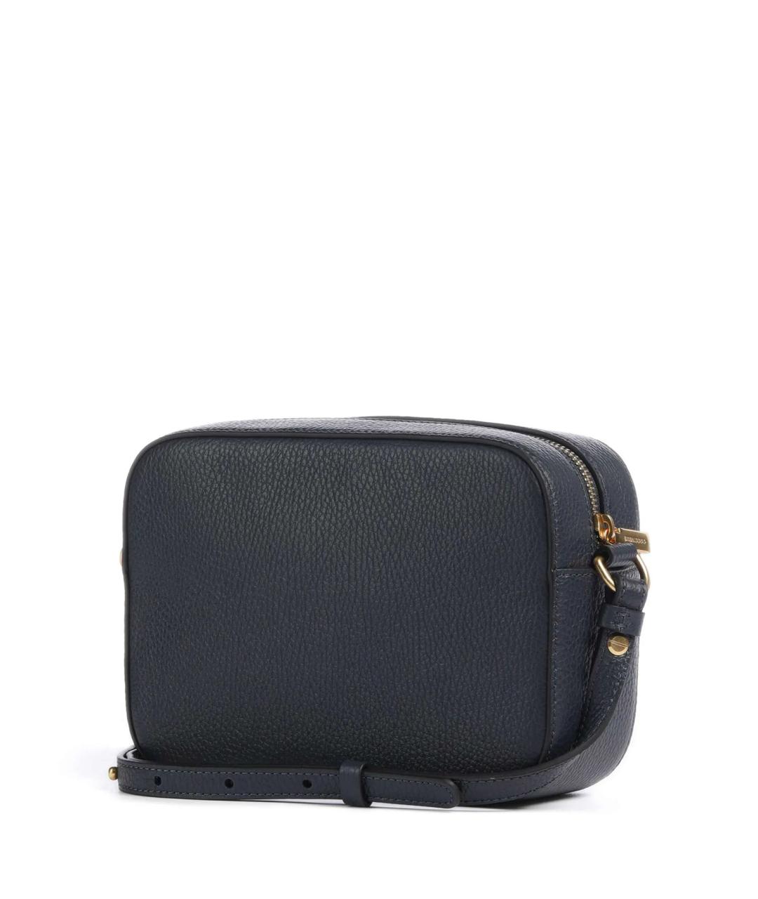 COCCINELLE Синяя кожаная сумка через плечо, фото 2