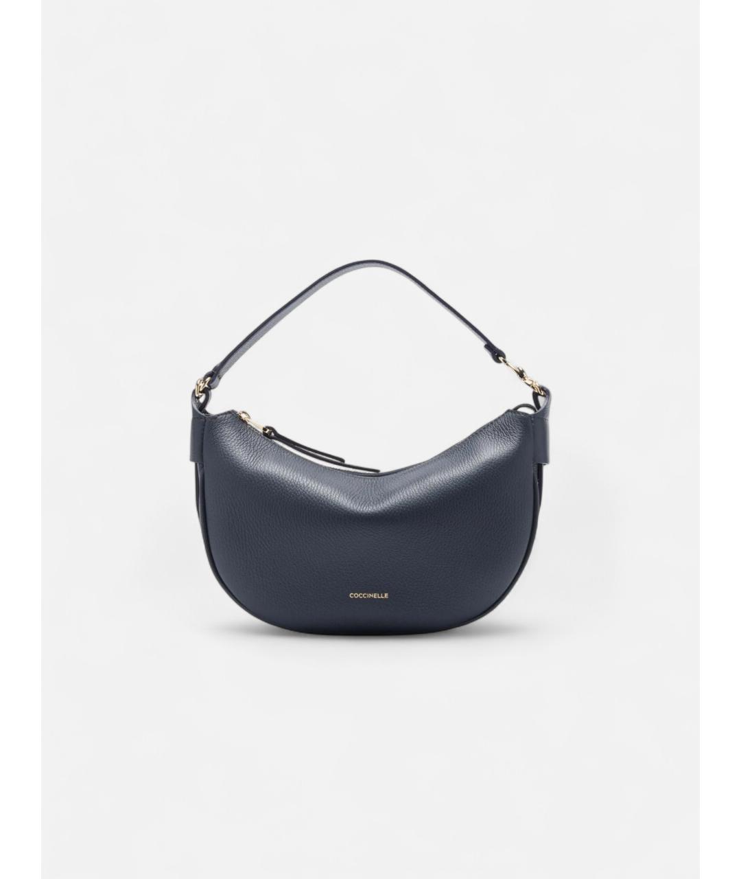COCCINELLE Синяя кожаная сумка через плечо, фото 5