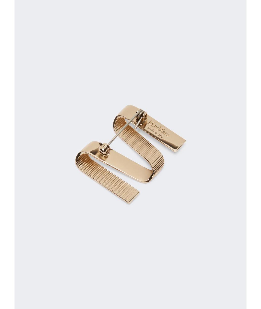 MAX MARA Золотая металлическая булавка / брошь, фото 3