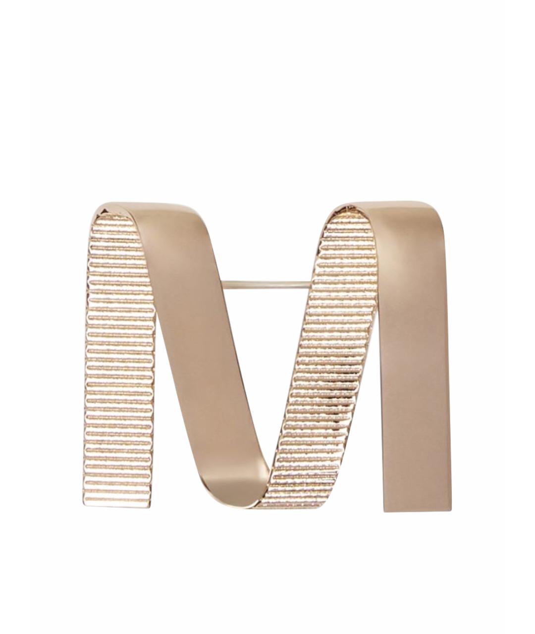 MAX MARA Золотая металлическая булавка / брошь, фото 1