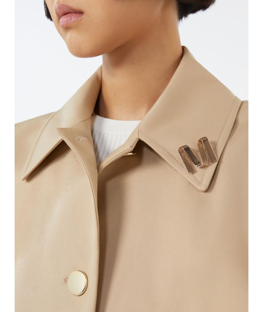 MAX MARA Золотая металлическая булавка / брошь, фото 2