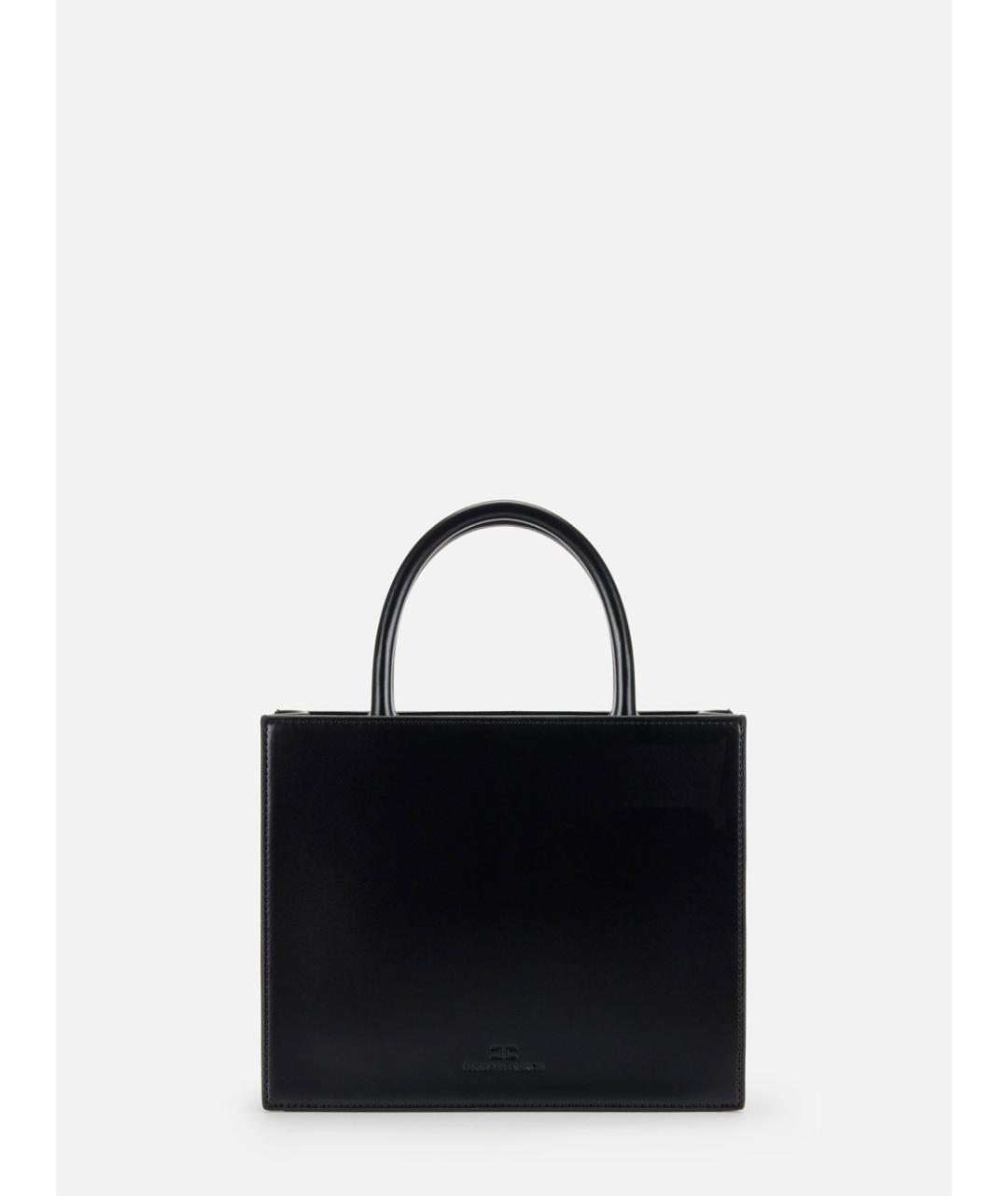ELISABETTA FRANCHI Черная сумка тоут из искусственной кожи, фото 3
