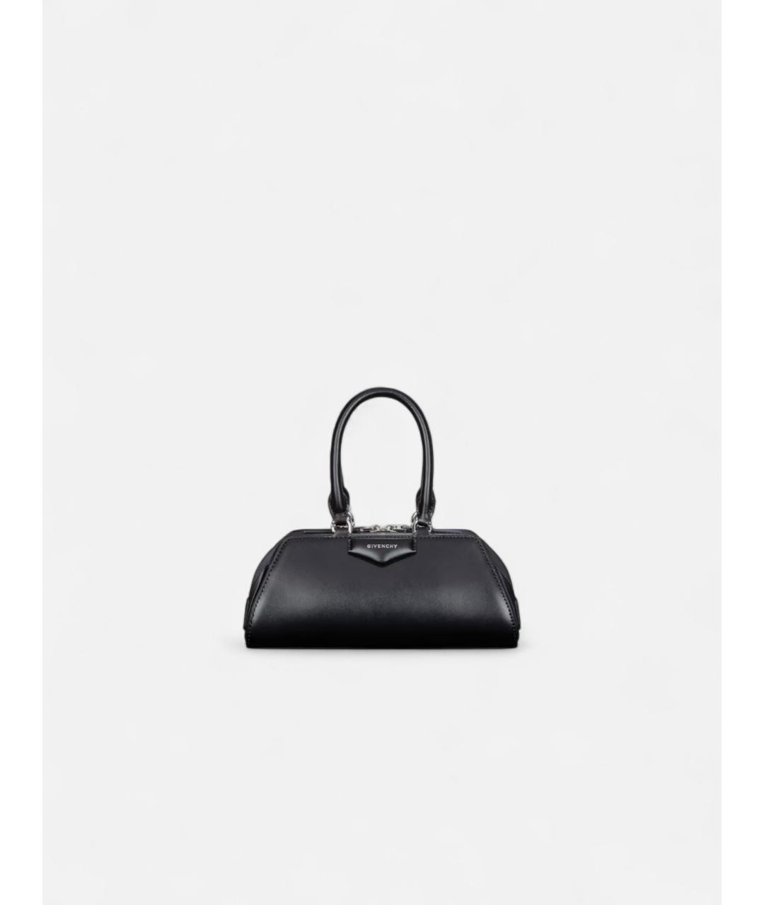 GIVENCHY Черная кожаная сумка тоут, фото 4